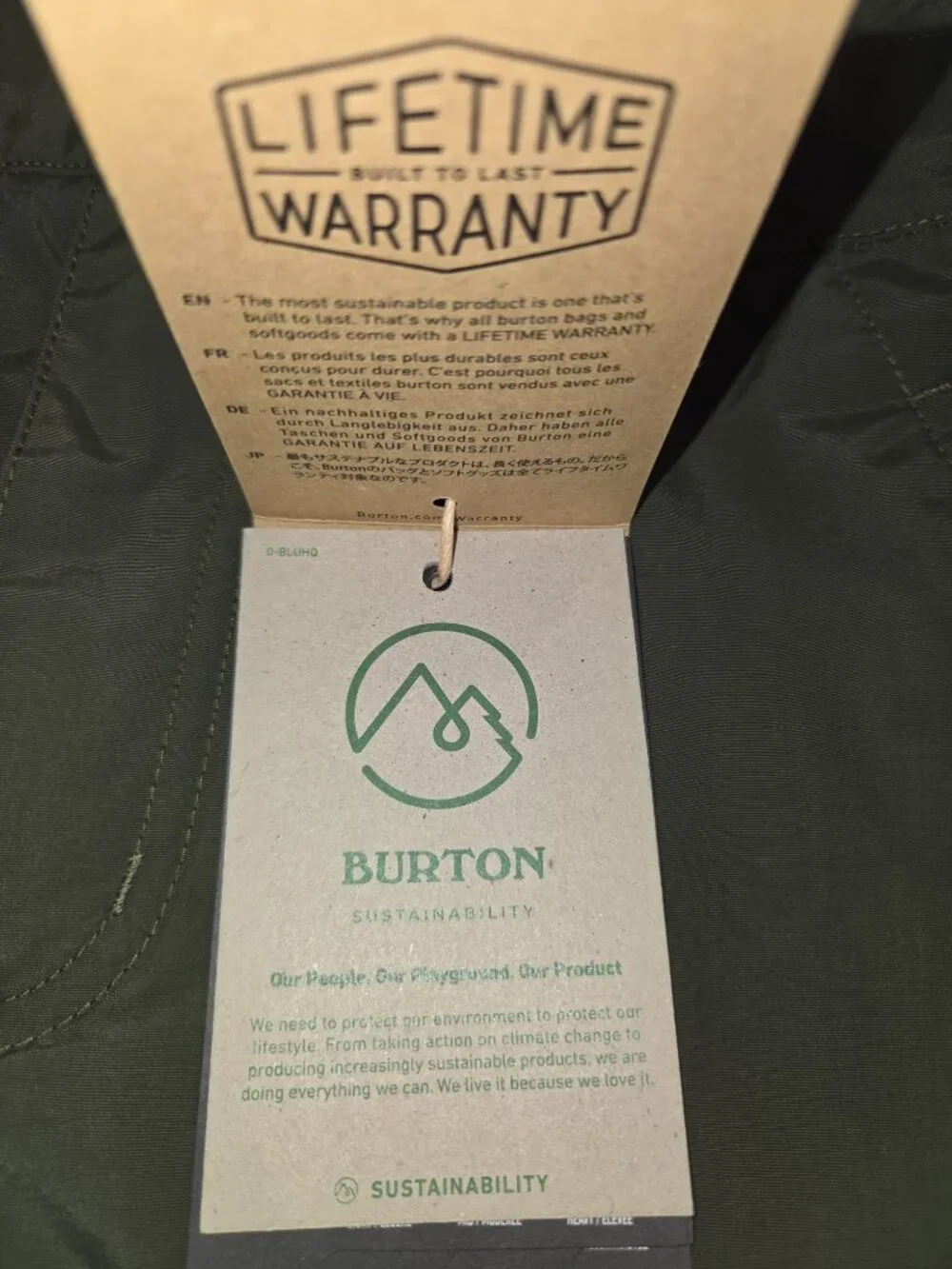 Burton Skylar 2L Bib Snow Pants Forest Night (Green) New w/tags Size M
